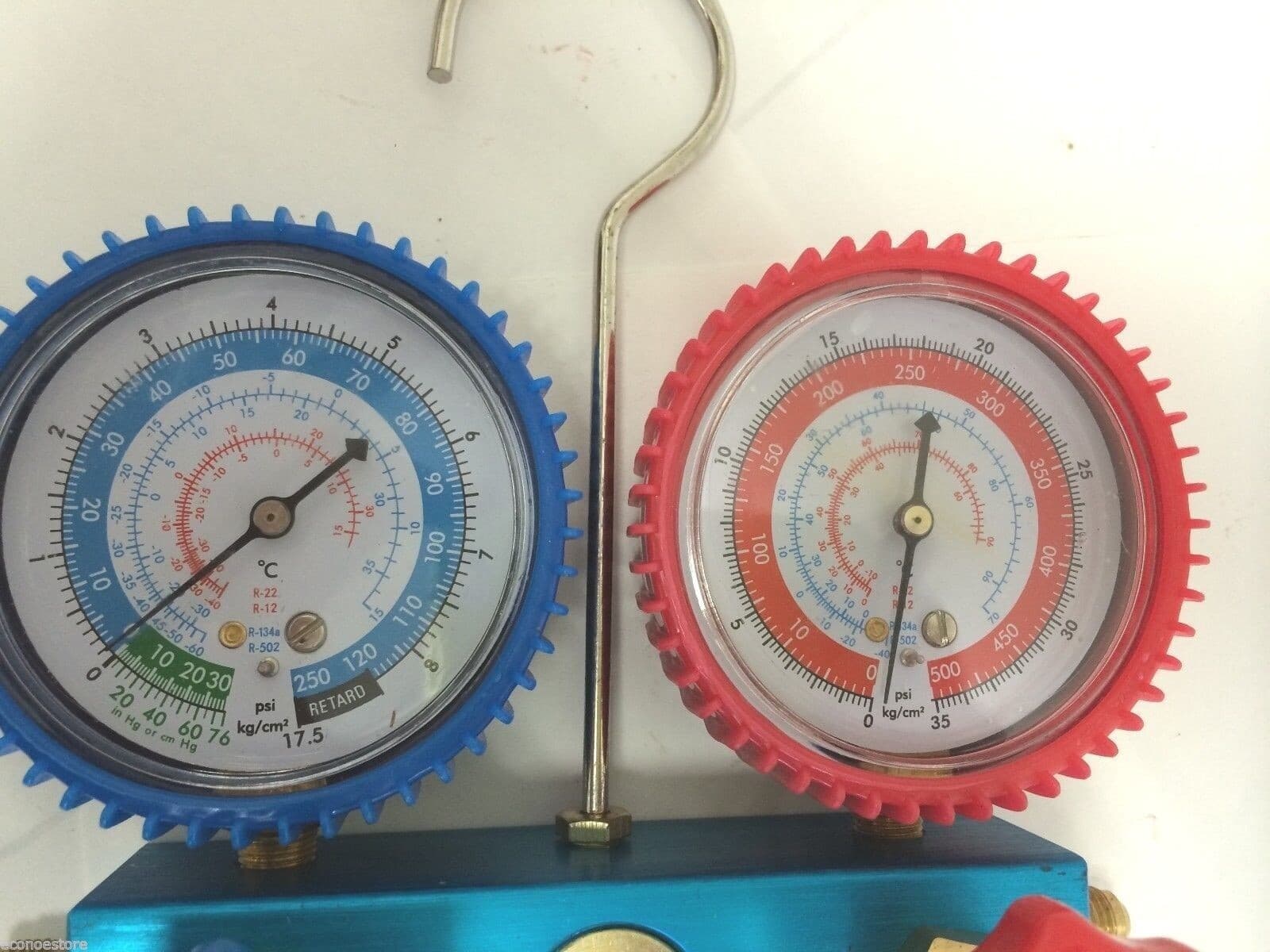 R134a R12 R22 R502 AC Air Conditioner Diagnostic Manifold  Charge Gauge 4