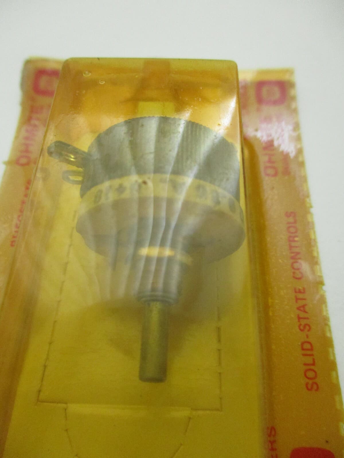 OHMITE RHEOSTAT MODEL E, 0112 12-1/2 WATTS 100 OHMS,  RES100 IN ORGINGAL PACKAGE 3