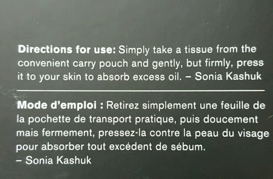 6 Sonia Kashuk  BLOTTERS MATT BLOTTING PAPER OIL CONTROL TISSUE 100 SHEETS Each 3