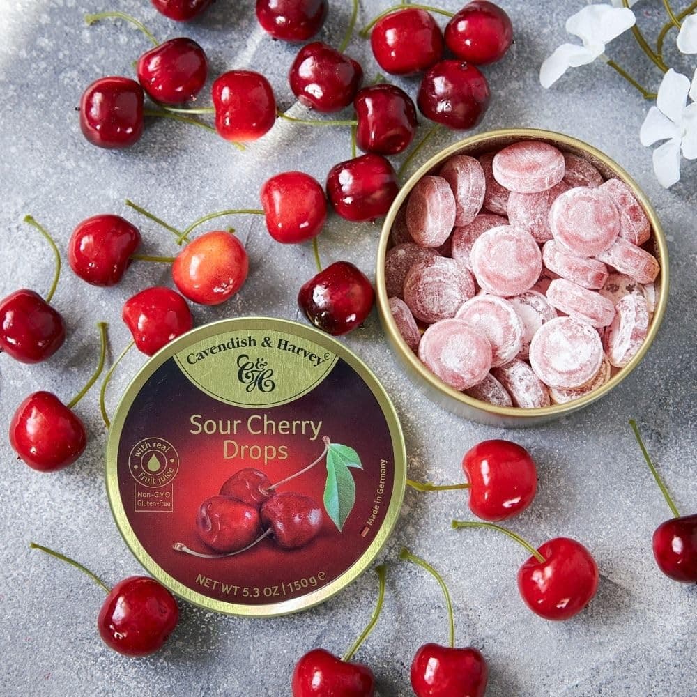 | Sour Cherry Hard Candy Drops | 5.3 Ounce Tin 3