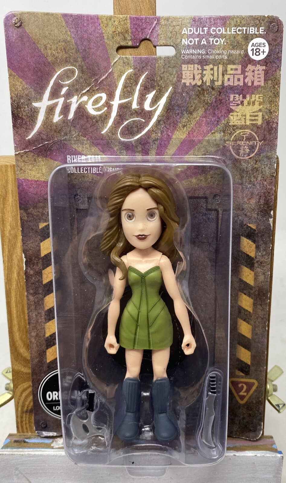 Loot Crate Exclusive Firefly River Tam Figure New on Card Cargo Crate Serenity