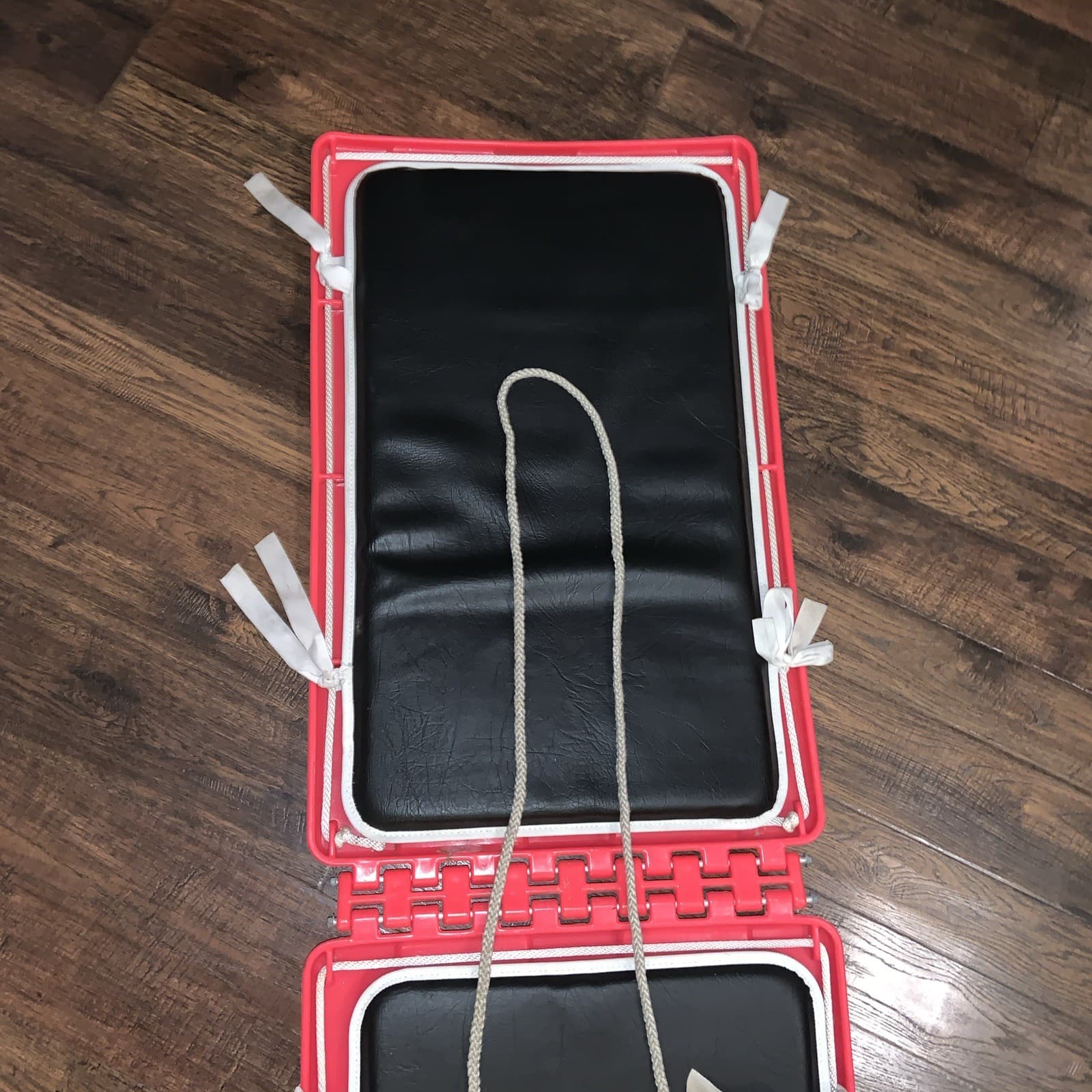 Vintage TOBOGGAN 8’ Folding Rescue Pink Snow Sled Meadowbrook Rare!!￼ 4