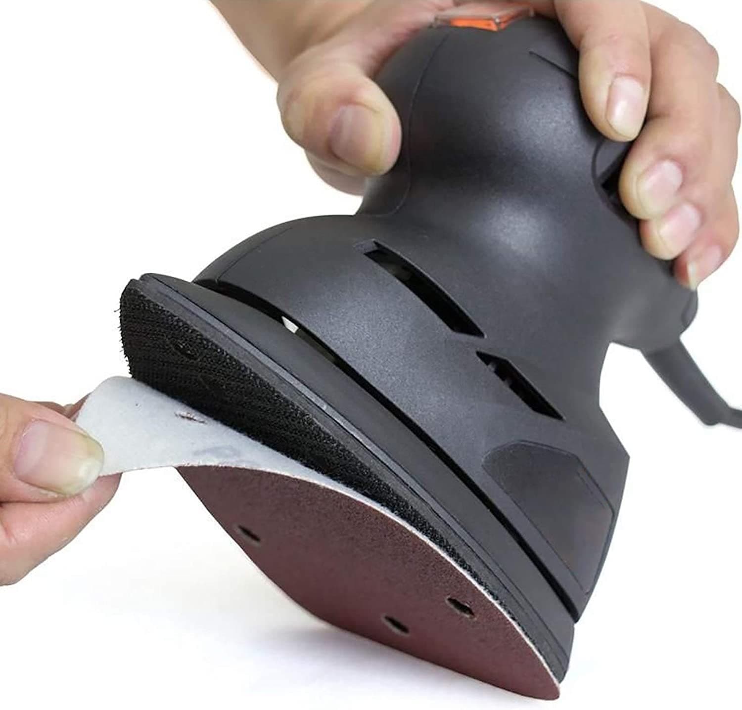 Mouse Sanding Pads Hook Loop Sandpaper 120 Grit for Black+Decker Detail Sander 5