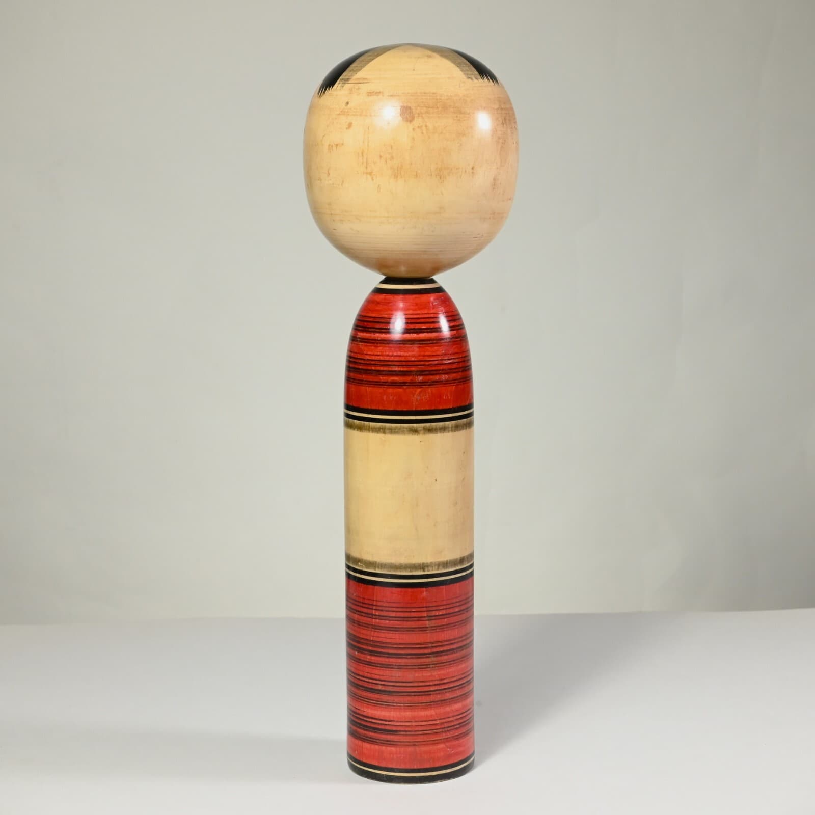 Master KICHESUKE AGATSUMA Shingatta Kokeshi Signed Japan 1970 - Large 12" 5