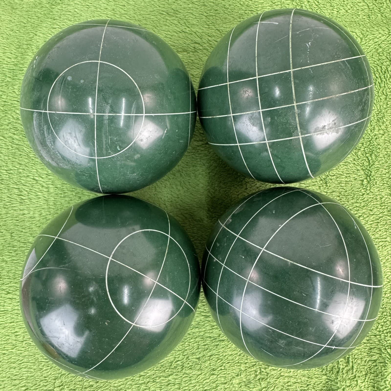 Vintage Eddie Bauer Bocce Ball Set Game w/Original Canvas Bag And Instructions 2