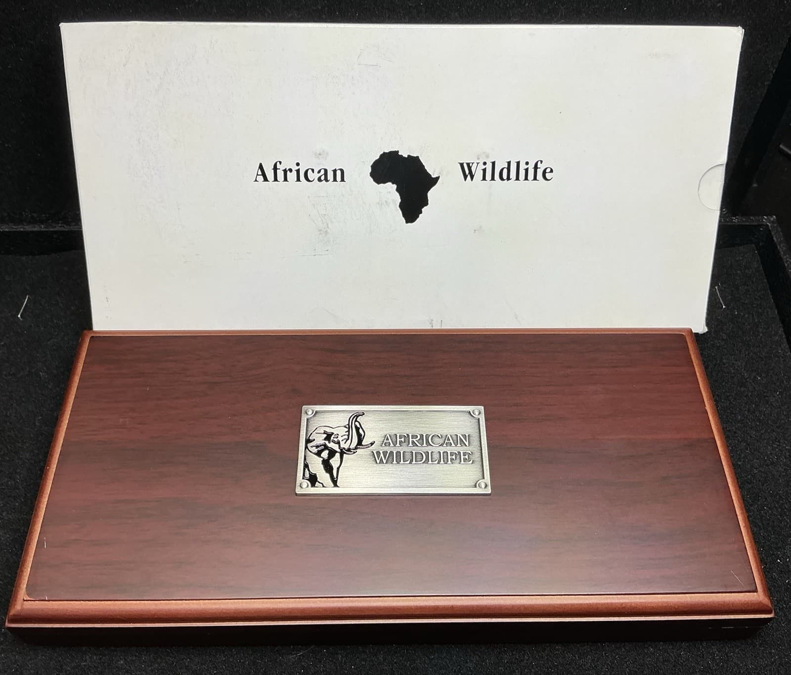 2015 Somalian SILVER ELEPHANT 4 COIN PROOF SET in Box with COA African Wildlife 3