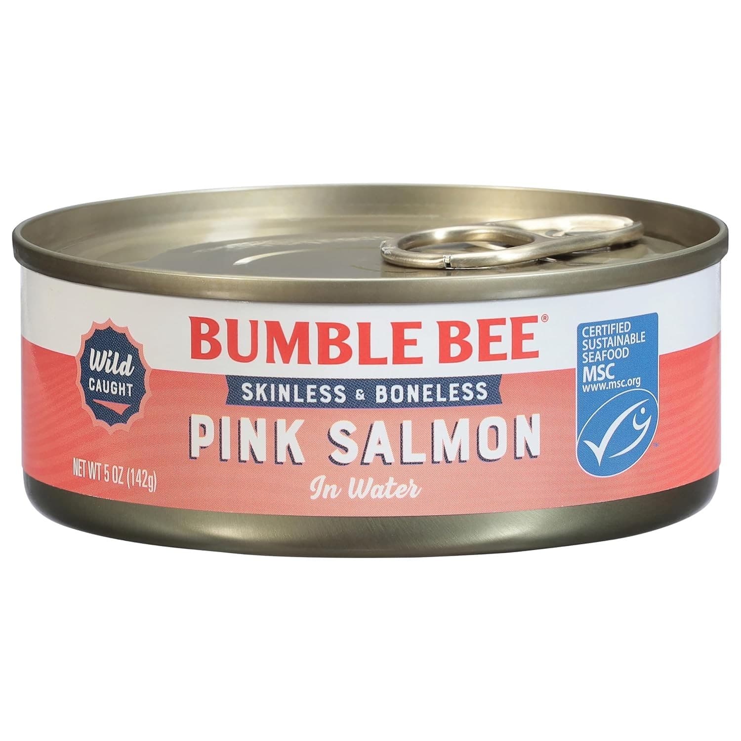 Bumble Bee Skinless & Boneless Canned Pink Salmon in Water 5 Oz Can Wild Caught 