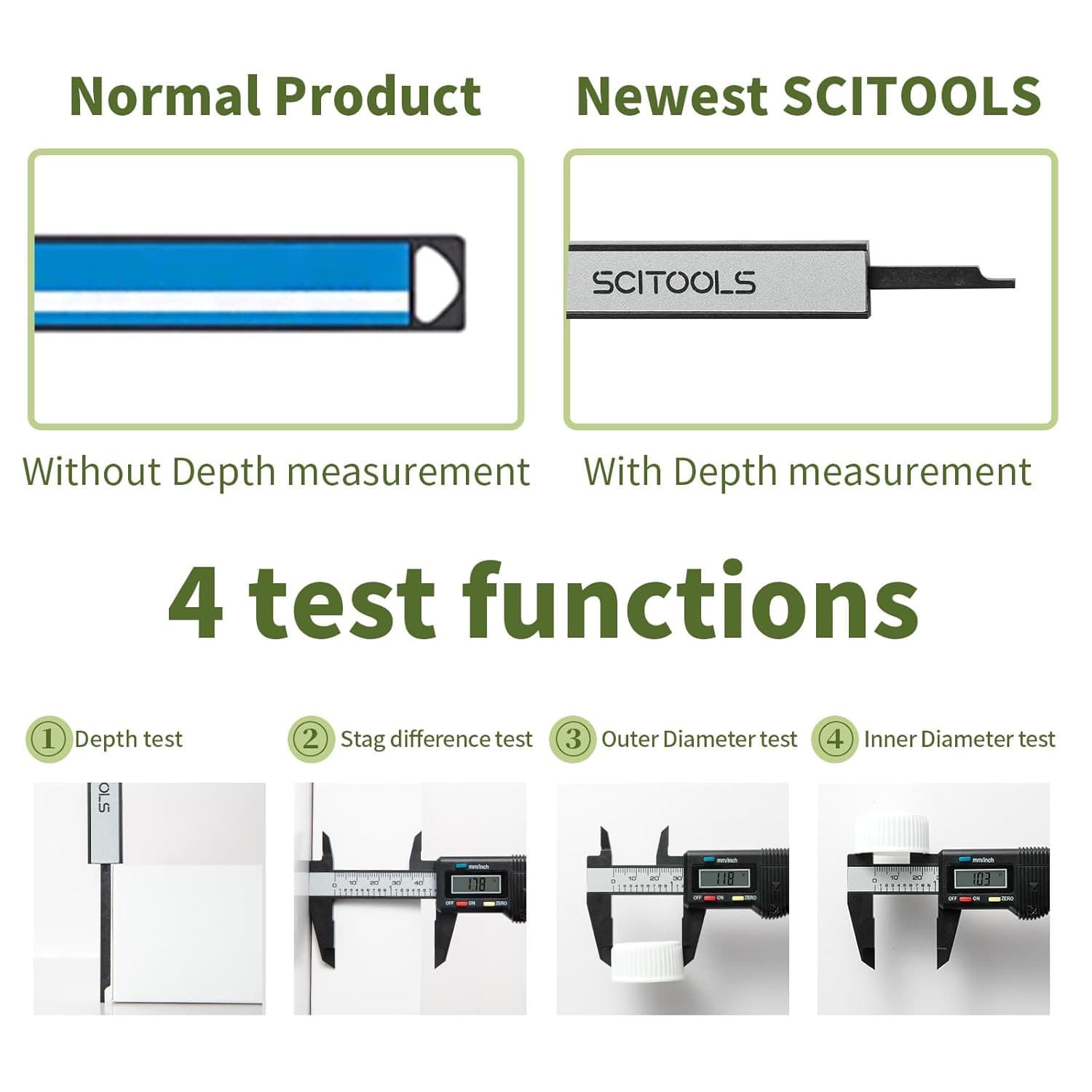 Small Digital Caliper 0-4" Mini Measuring Tool, Micrometer Caliper with Auto-Off 3