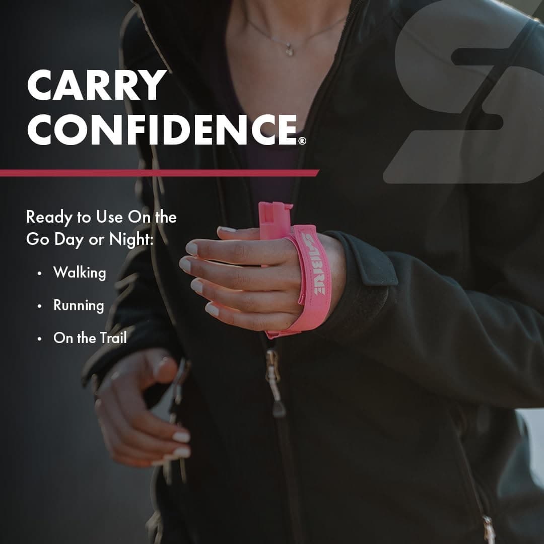 	SABRE Runner Pepper Gel Maximum Police Strength OC Spray Reflective Hand Strap	 5