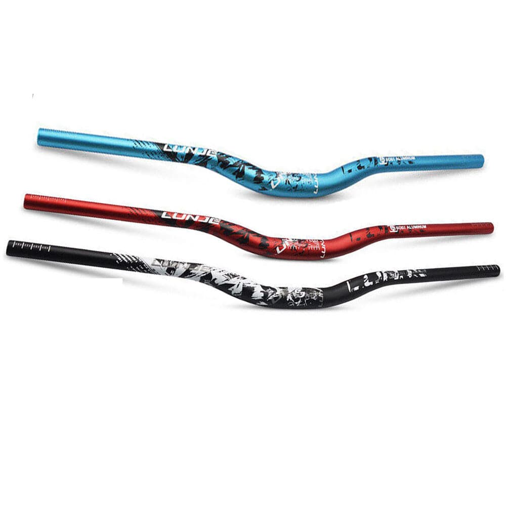 31.8 Mountain Bike Handlebar Aluminum MTB Swallow Riser Bar 720mm Big Angle USA