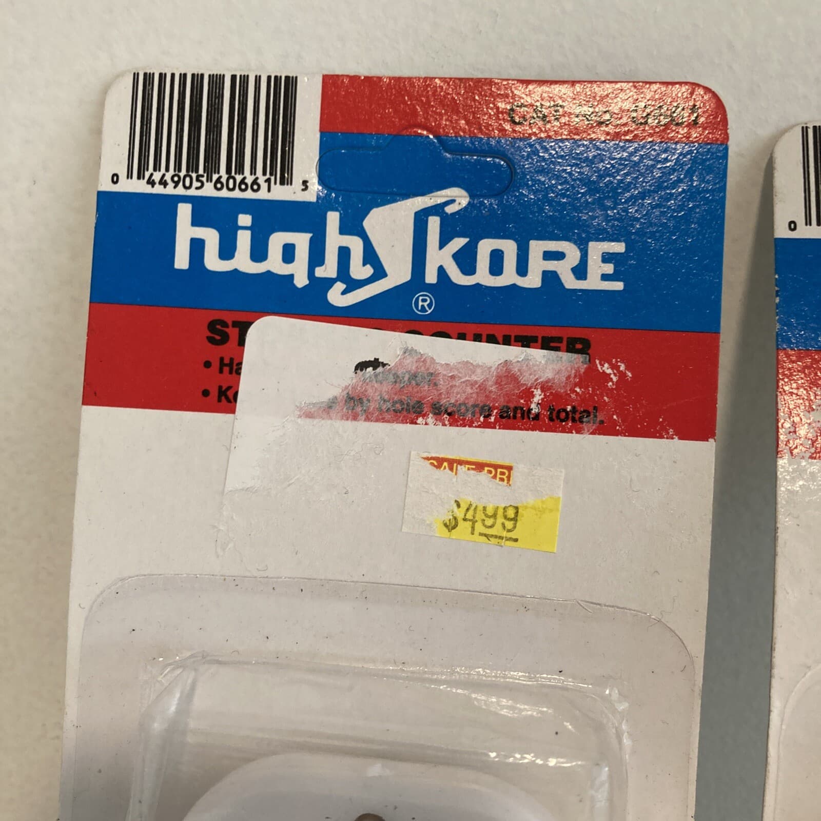 High Skore Strokes Counter White Score Keeper Lot Of 2 Cat No G661 NOS 6