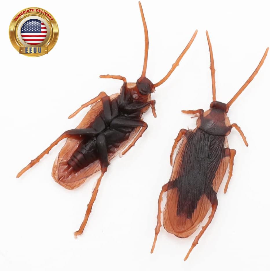 30PCS Prank Fake Cockroach Roach Insects Mock Joke Toys Prank Scary Trick Bugs f 2