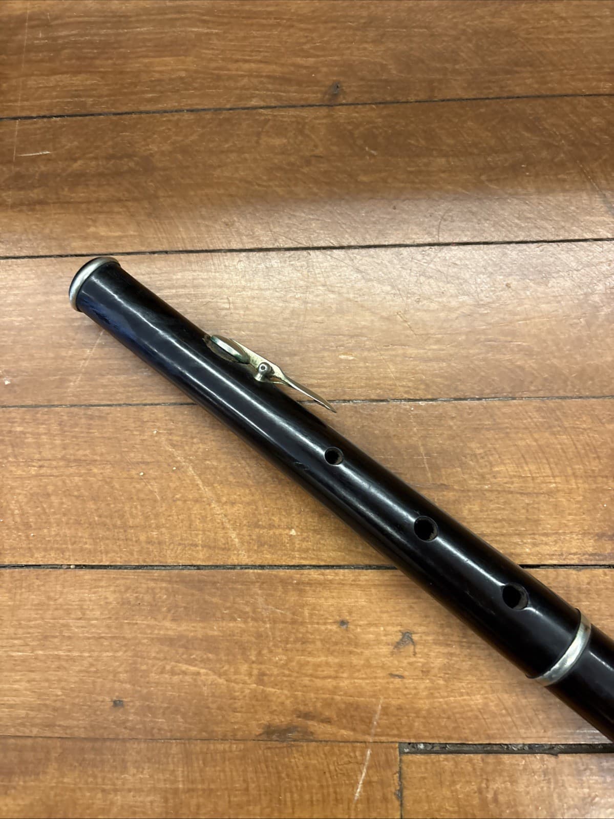 ANTIQUE 19TH CENTURY FLUTE Single Key Rare 1800s Flute 3