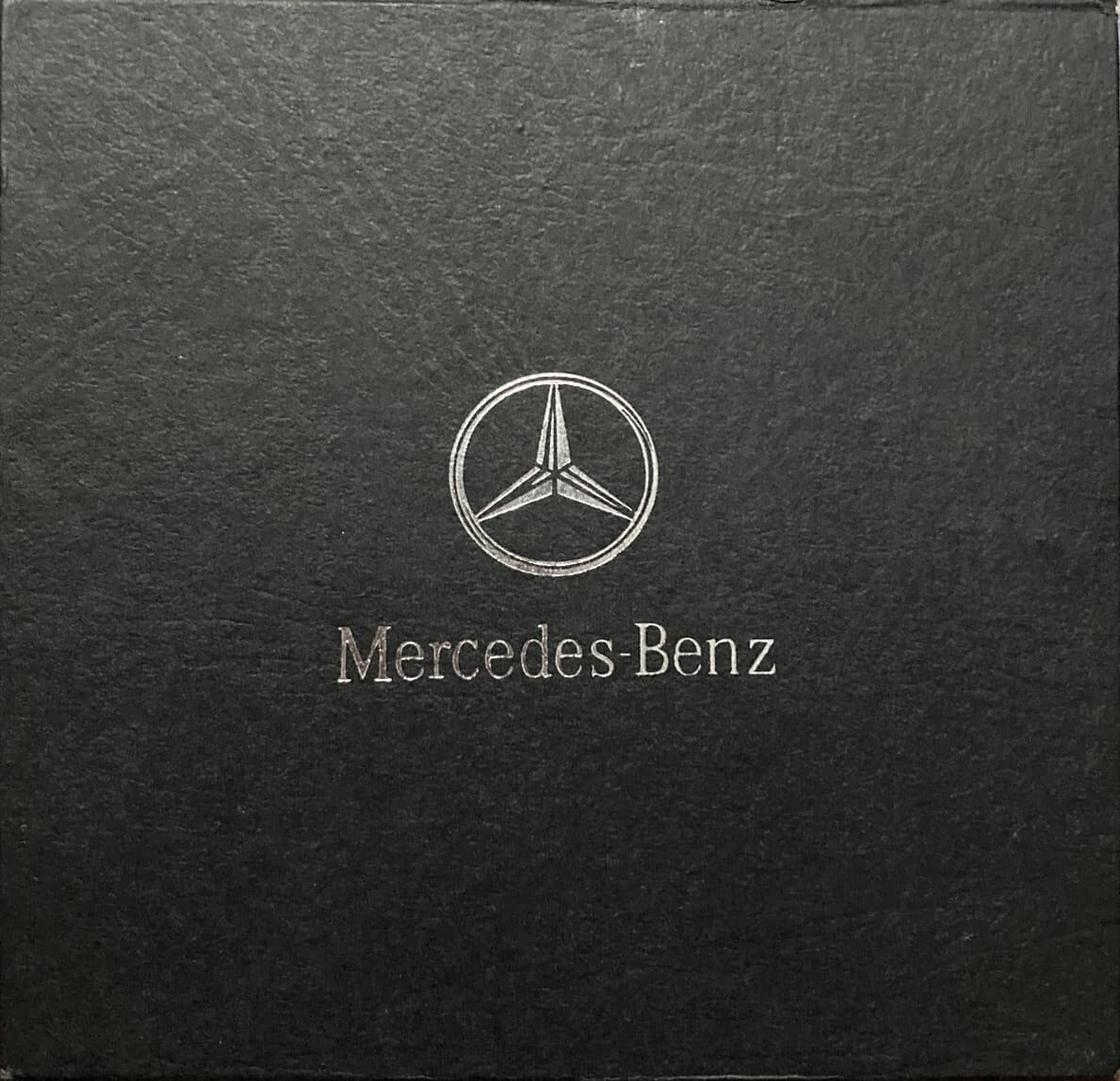 Vintage Mercedes Benz Car Crystal Glass Paperweight W/ BOX 3