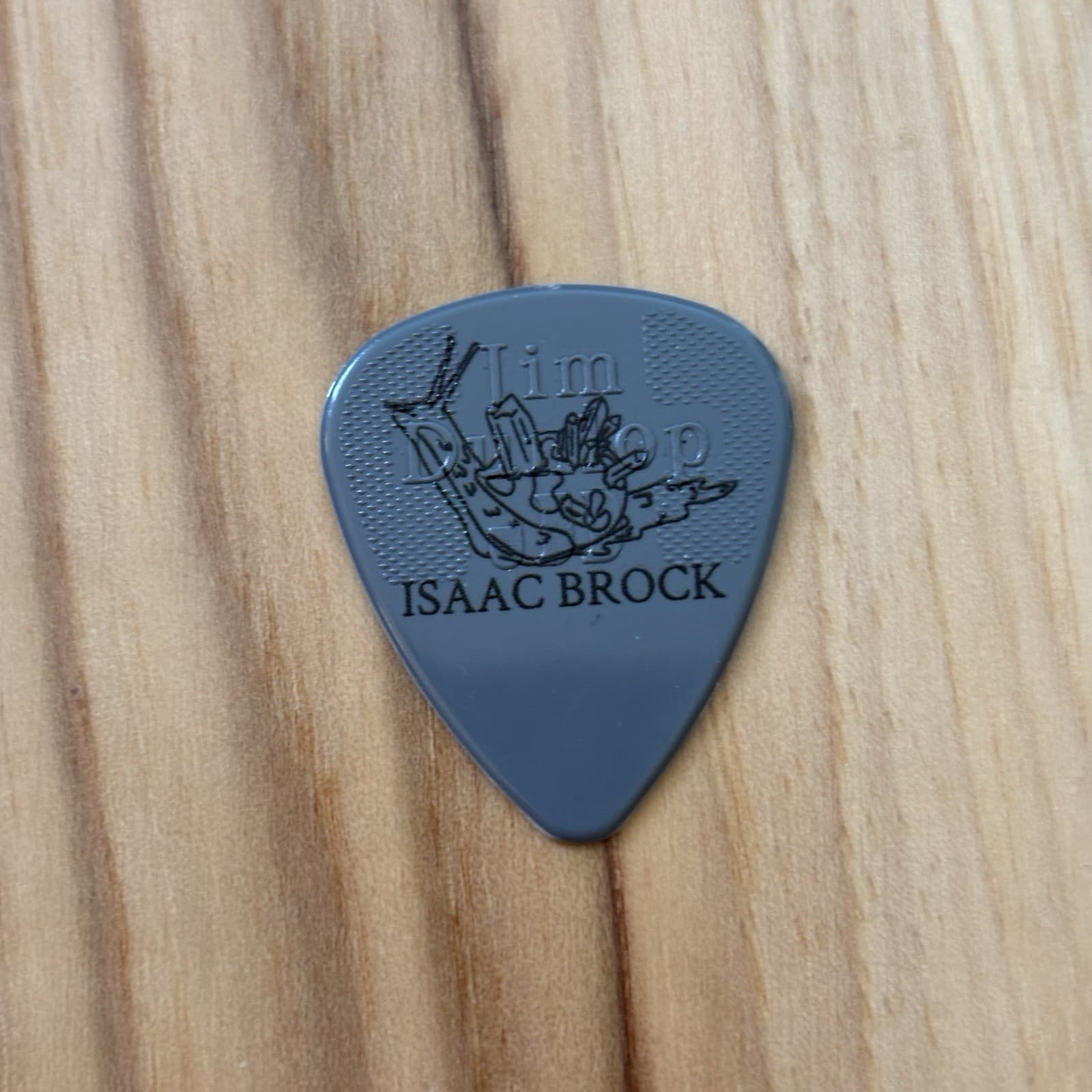 Modest Mouse Isaac Brock 2025 Tour Used Gemstone Snail Guitar Pick
