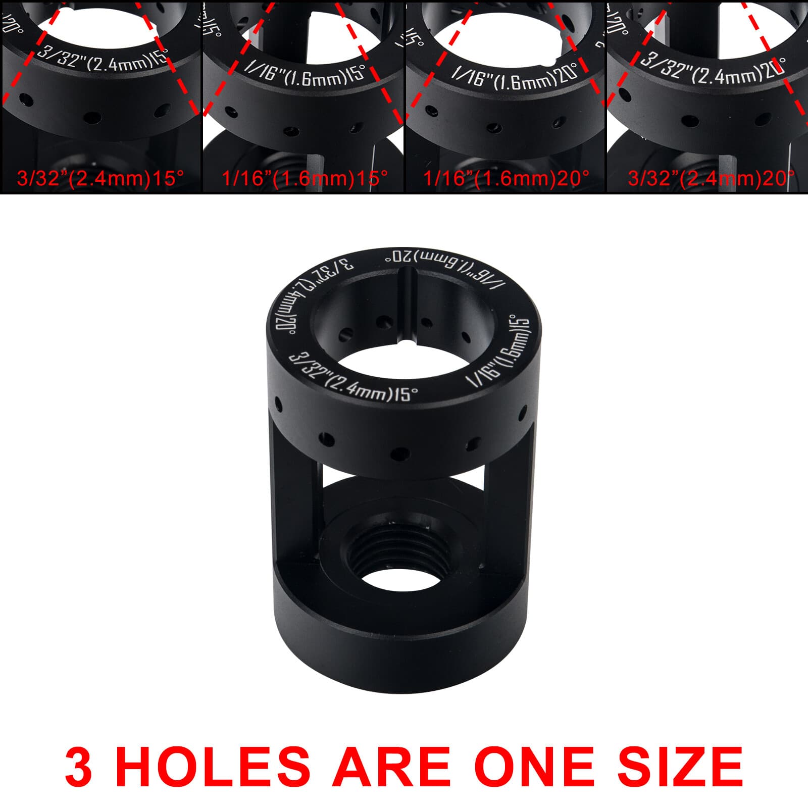 Tungsten Electrode Sharpener / Grinder TIG Welding Multi-Angle Offsets Tool 4