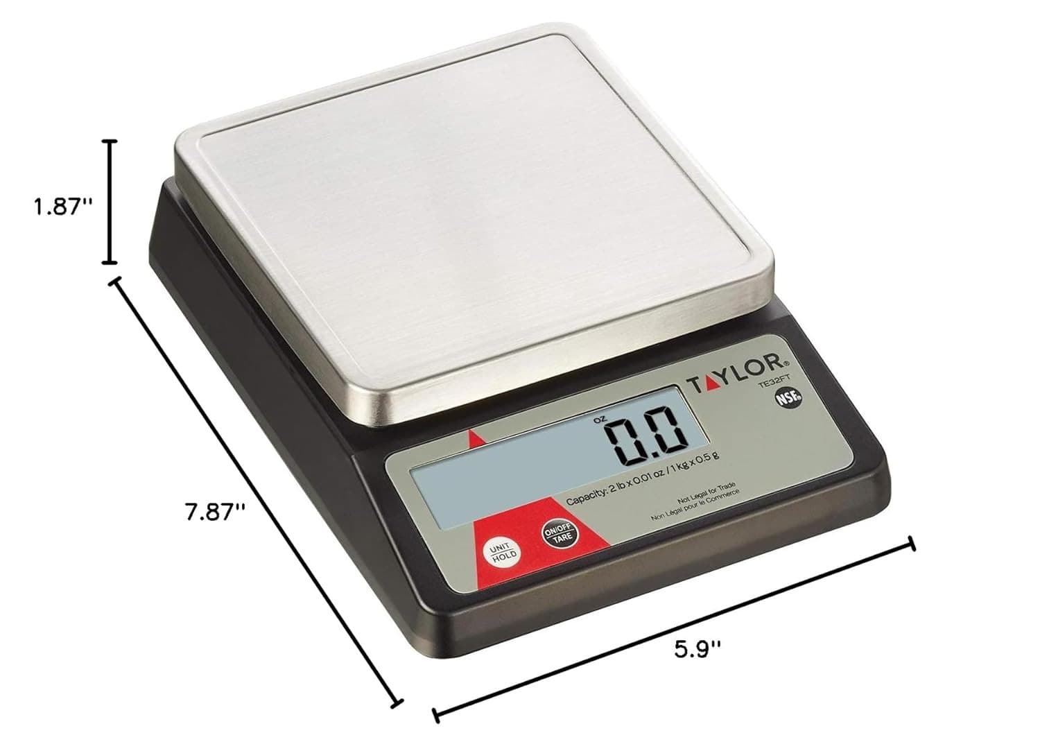 Compact Digital Portion Control Scale, Food Scale for Precise Weight Measuring a 6