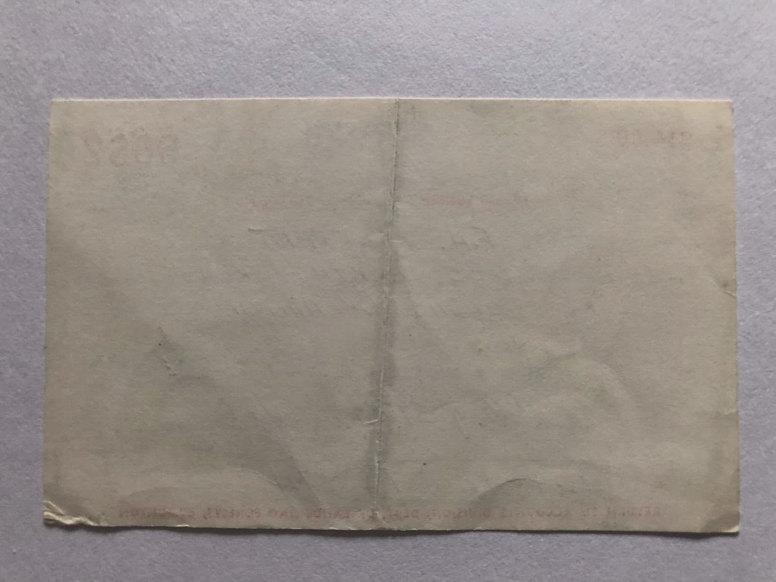 Alberta Canada Lands Forests Seasonal Angling License 1973 Non-Resident 2