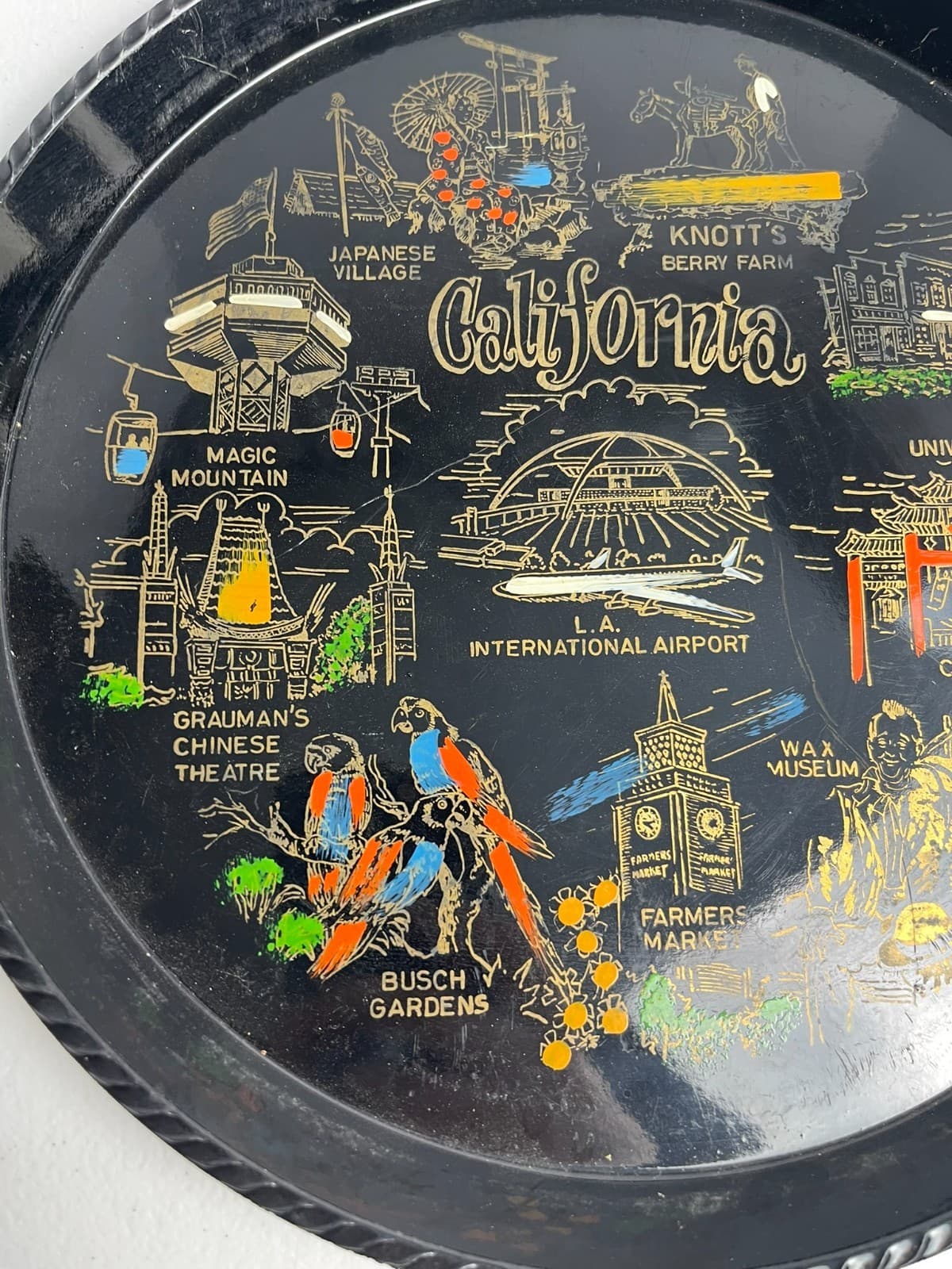 California Decorative Tray Collectible 3