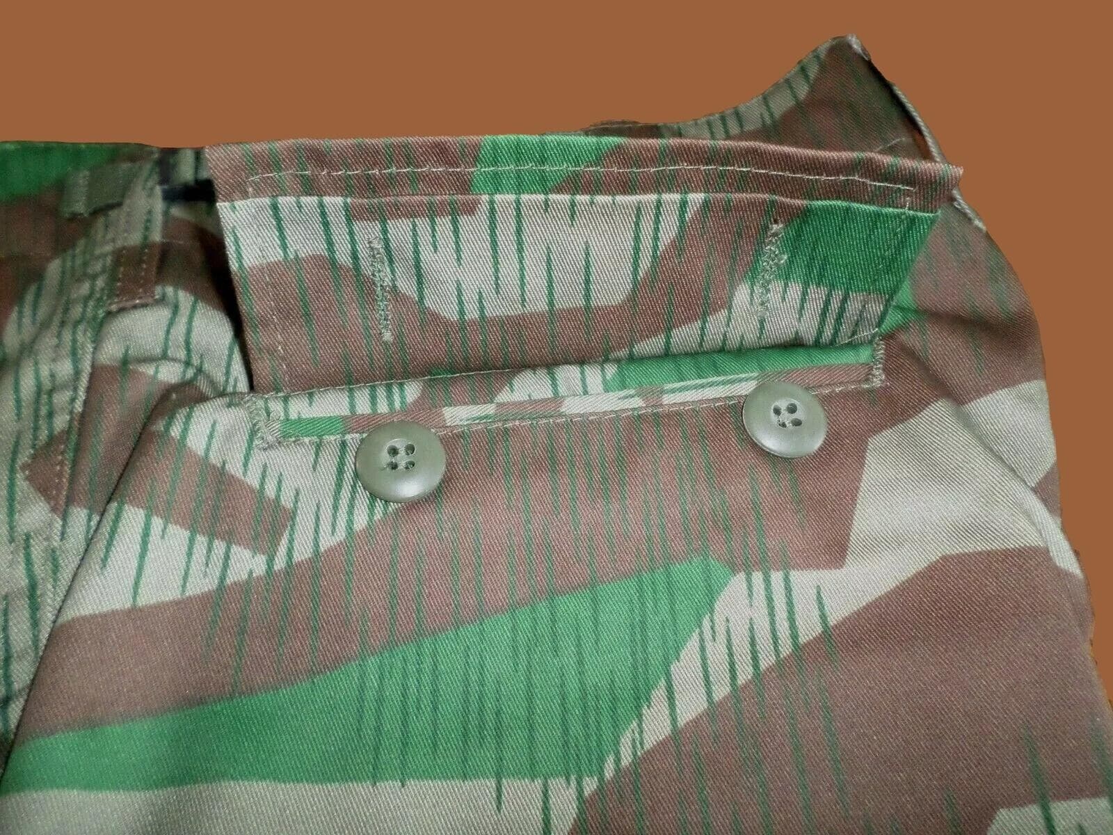 GERMAN SPLINTER CAMOUFLAGE PANTS MILITARY BDU CARGO 6 POCKET FATIGUE TROUSERS 4