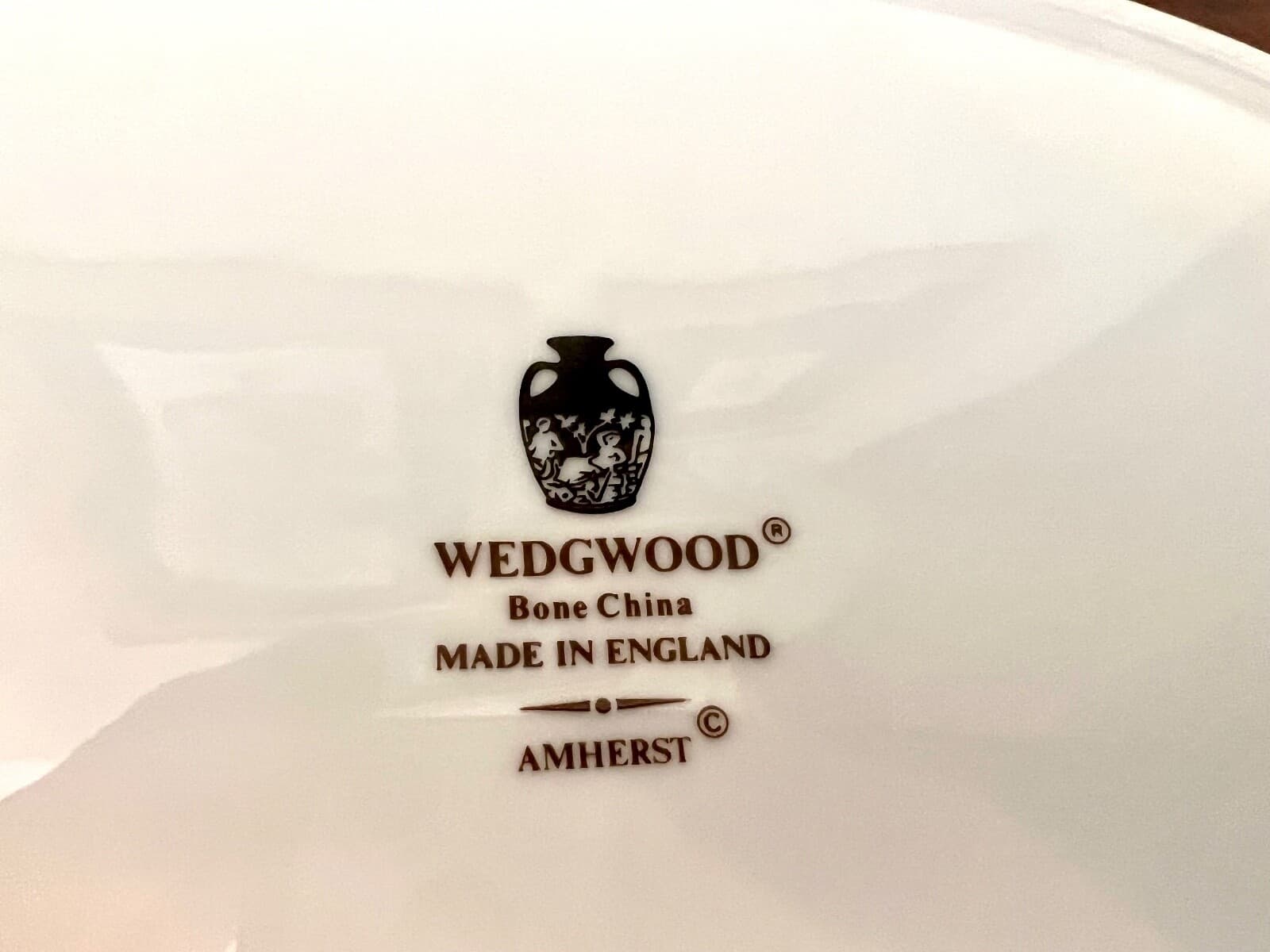 2 Lots Wedgwood AMHERST 5 Piece Place Setting (s) Platinum Trim 10 pieces 5