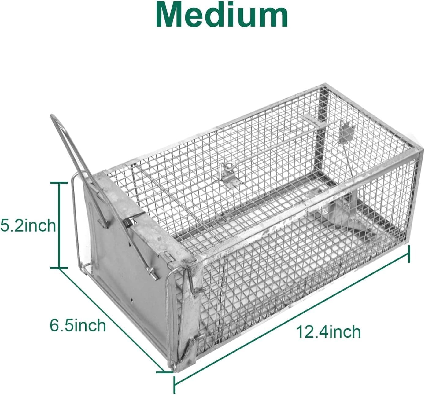 Medium Mouse Trap Rat Trap Rodent Trap Live Catch Cage Easy to Set Up and Reuse 3