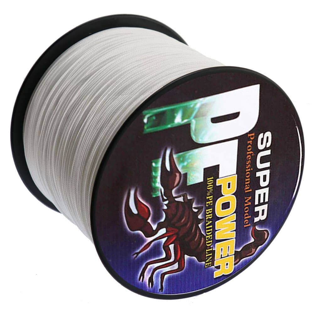 16 Strands 100M-2000M 20lbs-500lbs White Hollow pe Dynema Braided Fishing Line 4