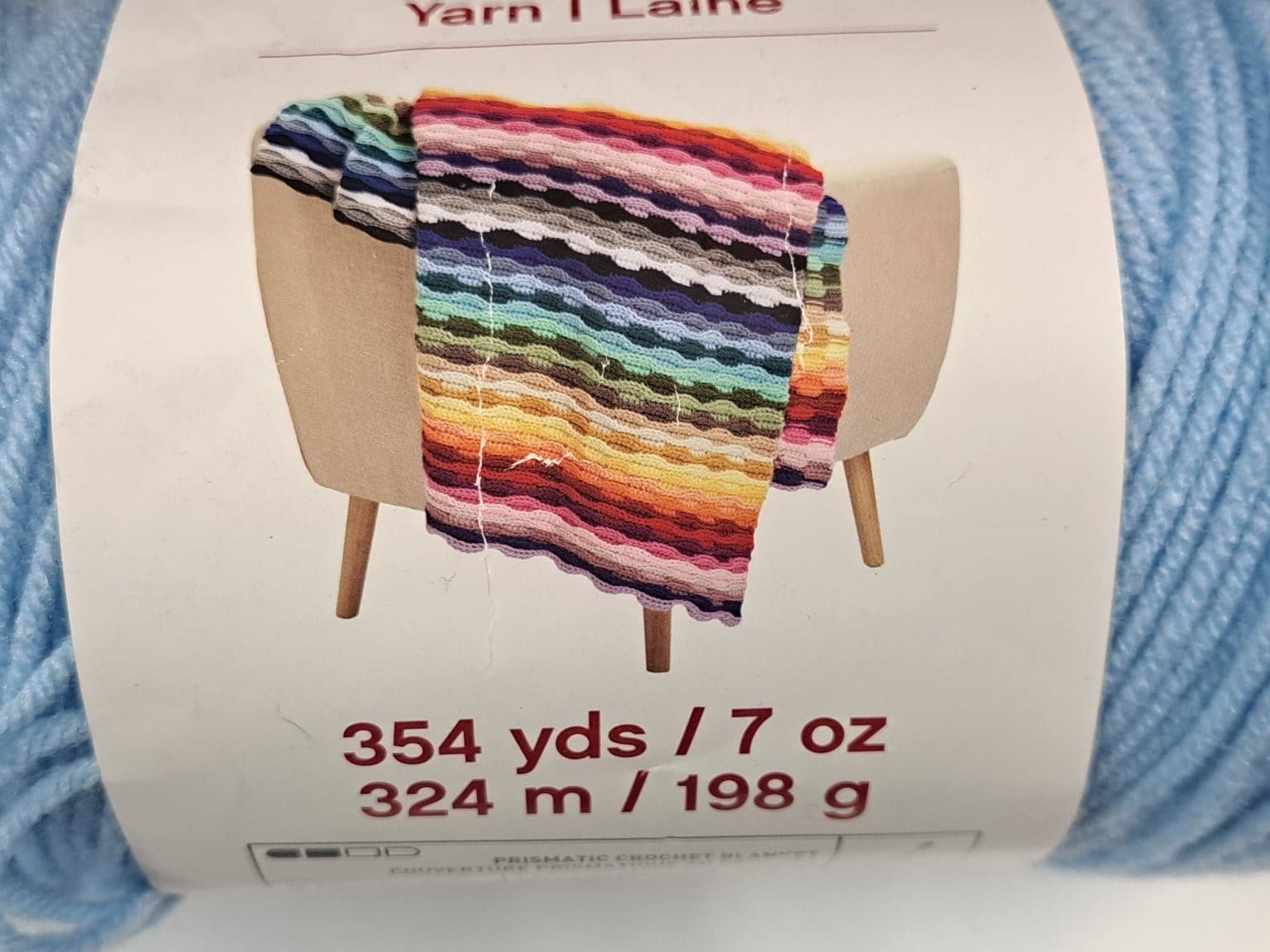 Craft Smart Value Crochet Thread 100% Acrylic Light Blue VS105 354 yd Ball 4