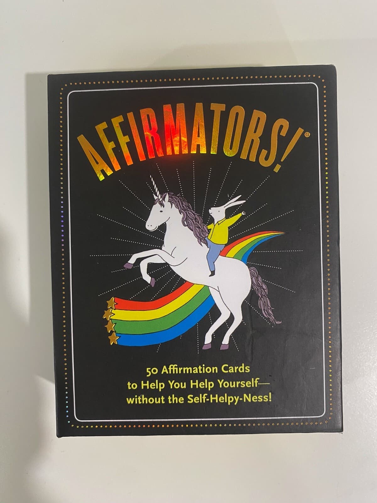 Affirmators Card Deck Self Help Affirmation Complete in box FREE SHIP 2