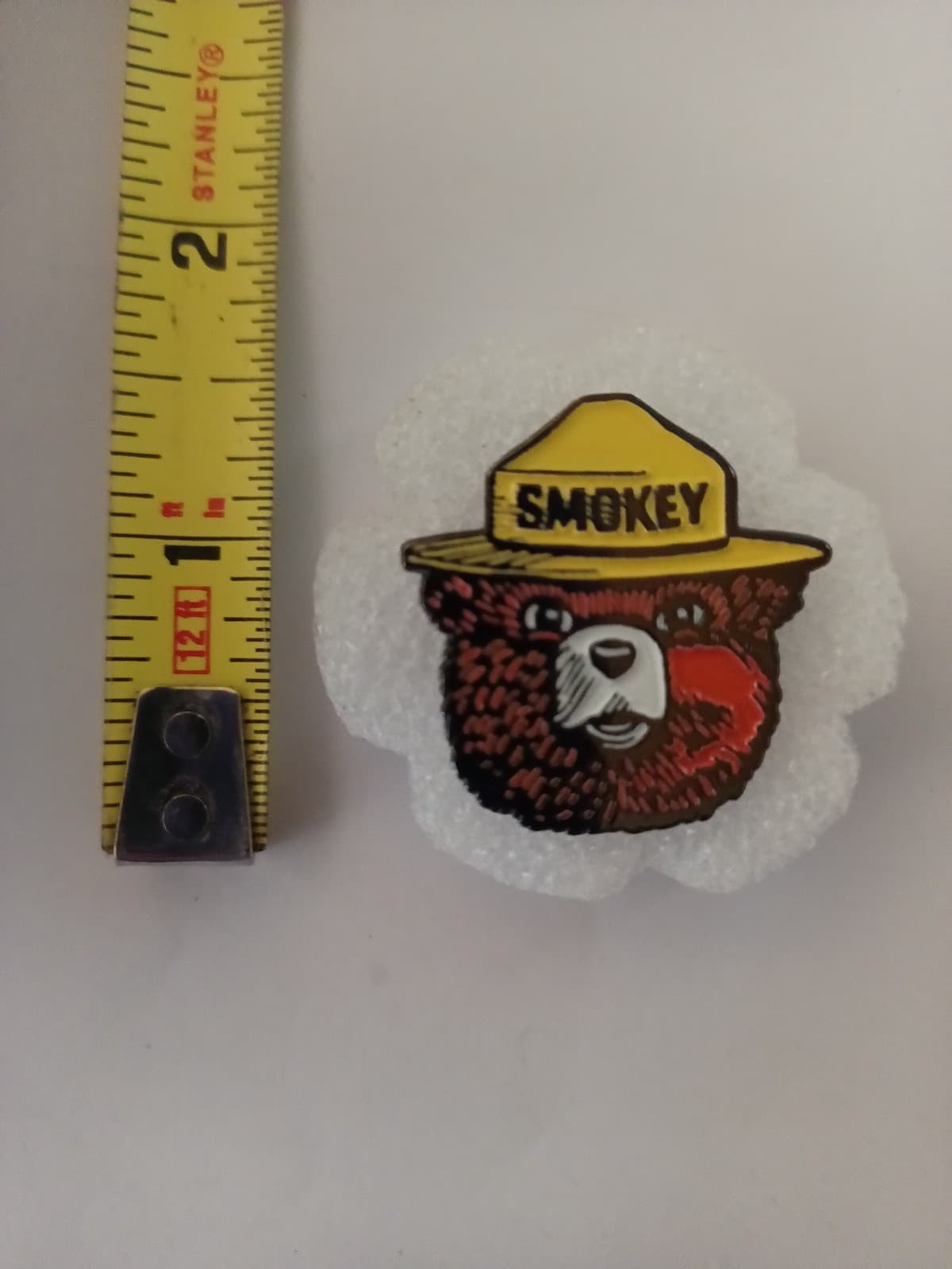 SMOKEY THE BEAR- ENAMEL PIN-SHIP ALL THE PINS YOU BUY FOR $4.99-VISIT OUR STORE 2