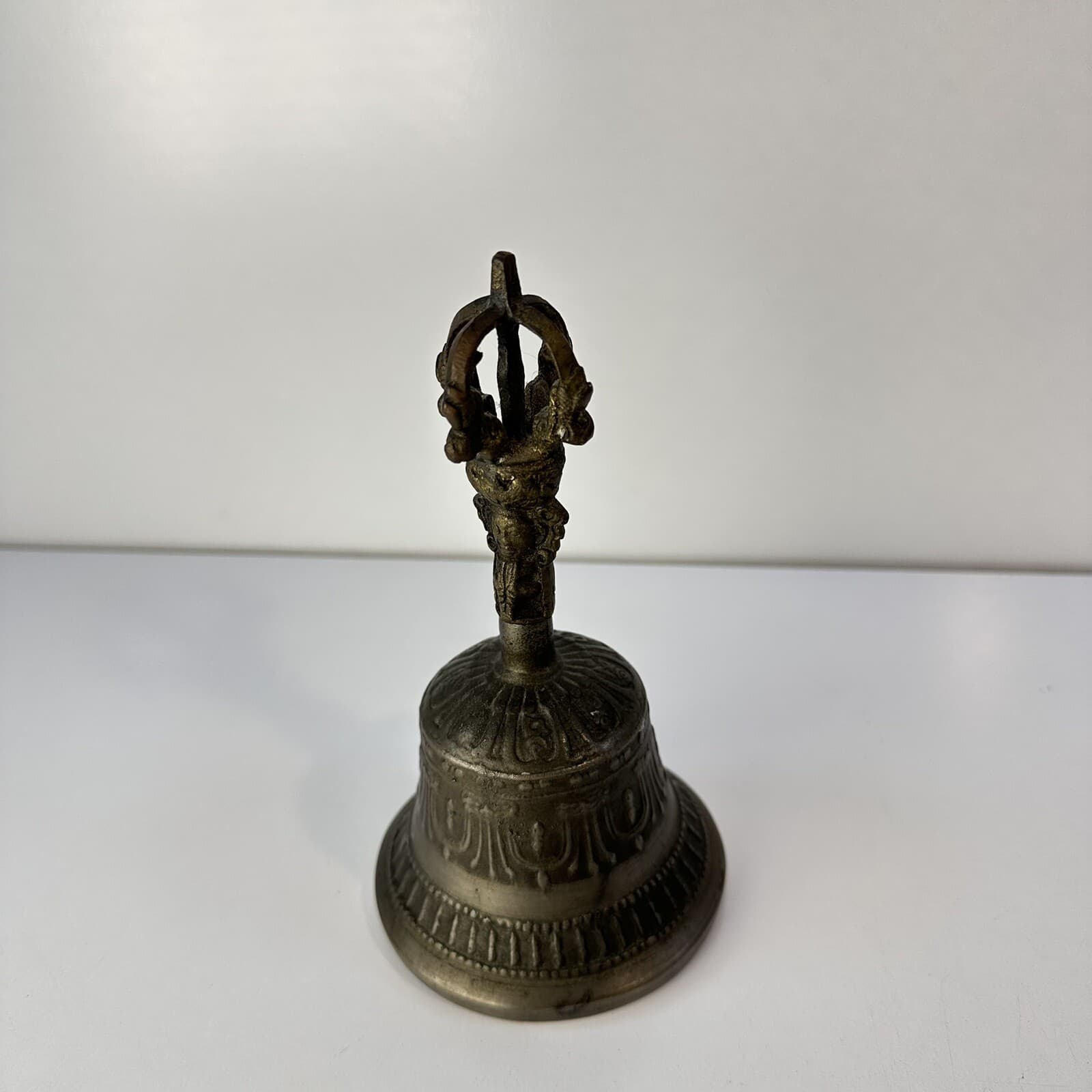 Tibetan Temple Metal Meditation Bell (Bronze?) Vintage Chimes Ritual Exorcism 6