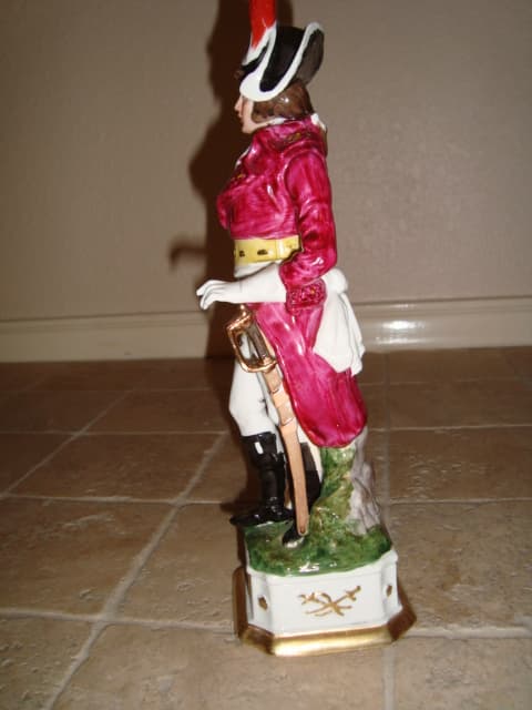 Napoleonic Porcelain Figurine Napoleon Marshal Lannes h-9.5 4