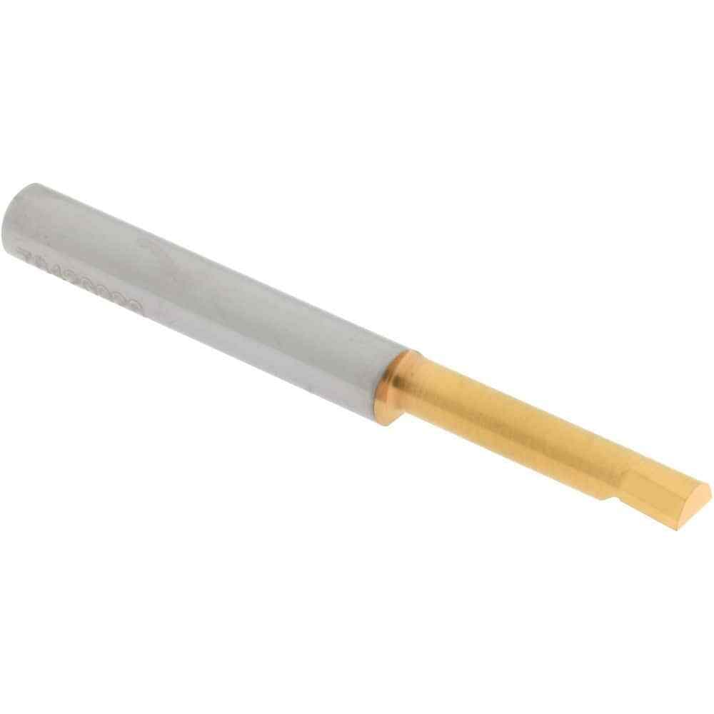 Accupro Carbide Boring Bar: 0.2" Min Bore Dia 1" Max Bore Depth, 1/4 Shank