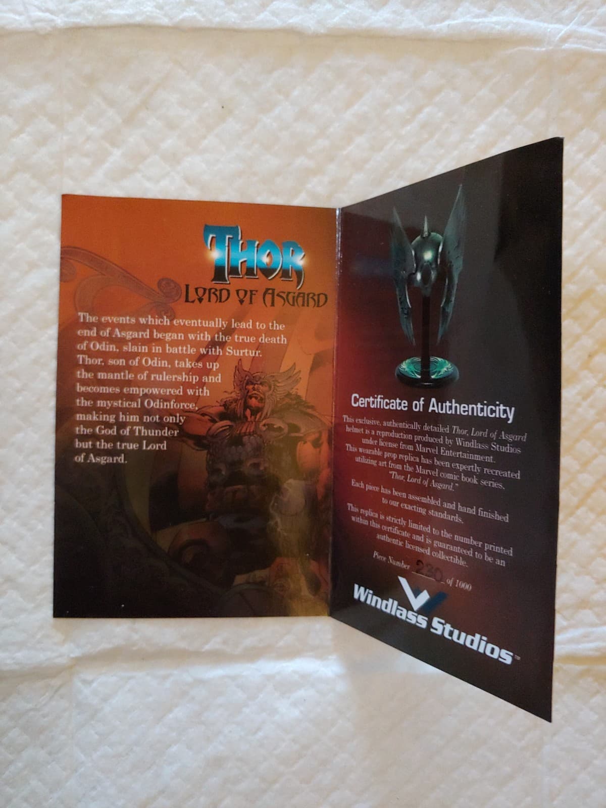 HELMET OF THOR LORD OF ASGARD WINDLASS STUDIO STEEL REPLICA 6