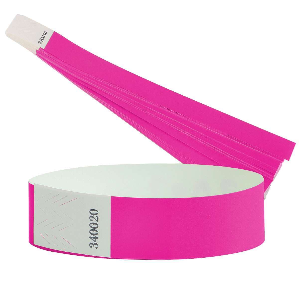 100 Pcs set Paper Wristbands for Events Bulk Variety Neon Wrist Bands Waterproof