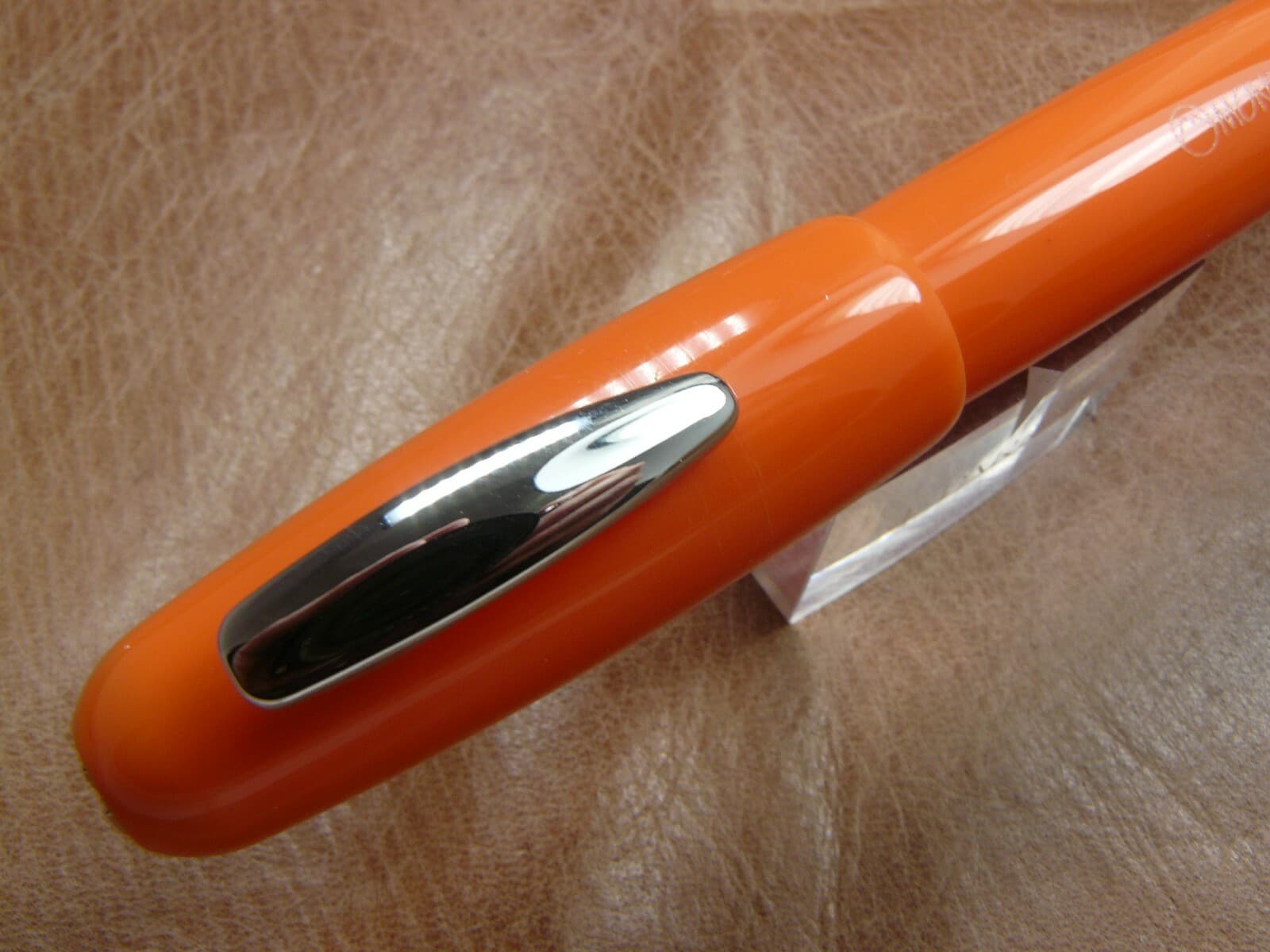 MONTEVERDE USA MEGA FOUNTAIN PEN IN ORANGE EXTRA FINE NIB  NEW IN BOX/WARRANTY 2