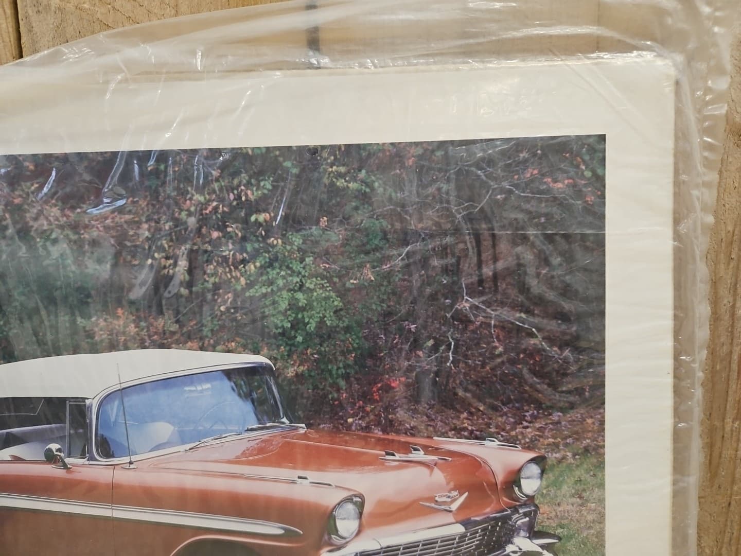 1956 Chevrolet Bel-Air Poster Print VTG Power Graphics NOS 20”x16” Rare HTF!!! 4