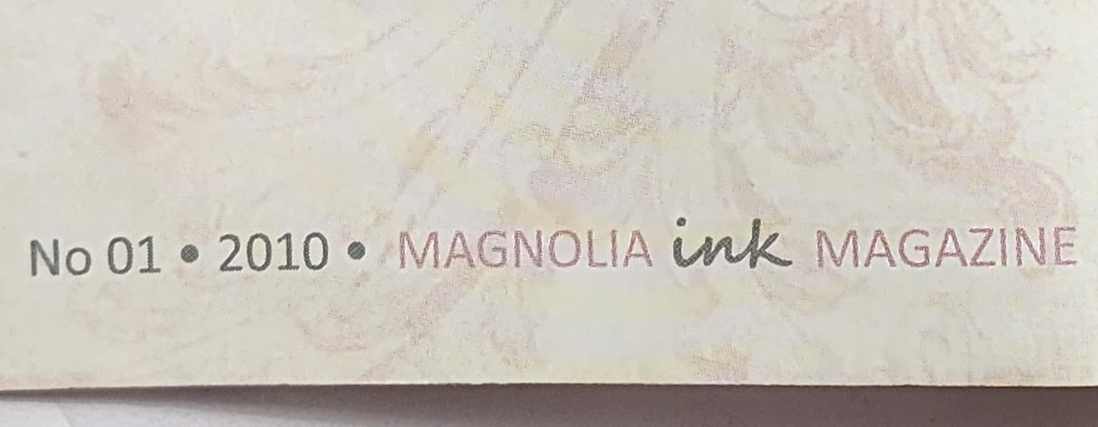 Lot of 2 Magnolia Ink Magazines 2010 & 2011 Rubber Stamping Scrapbooking Sweden 5