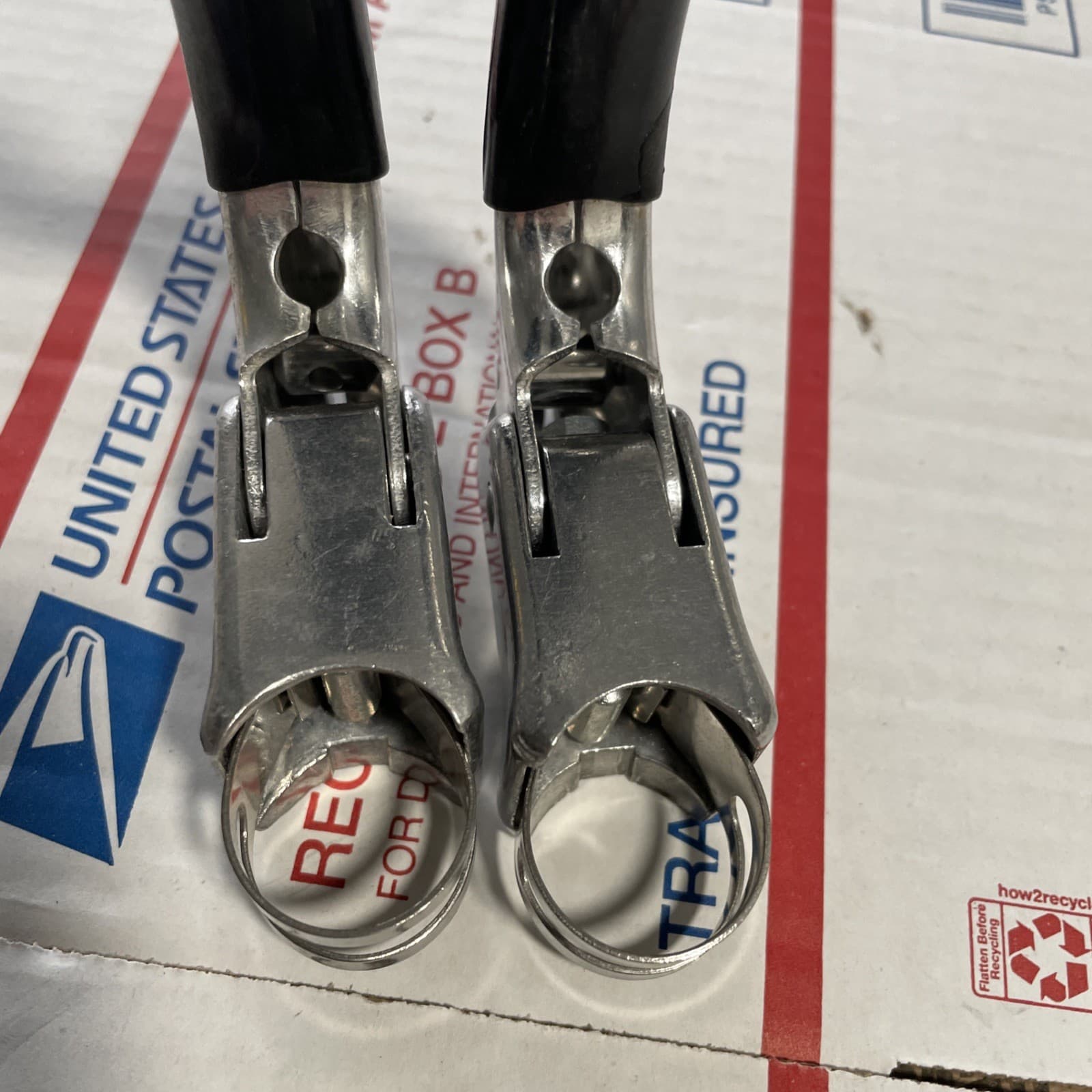 NOS Vintage Mafac Brake Levers Drop Bar black covers 70s 60s 6