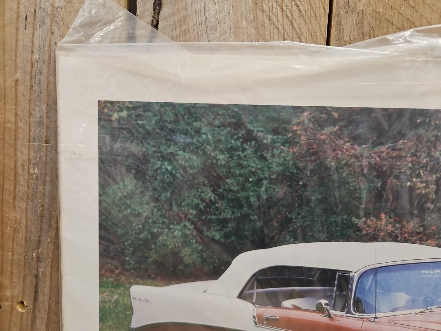 1956 Chevrolet Bel-Air Poster Print VTG Power Graphics NOS 20”x16” Rare HTF!!! 2