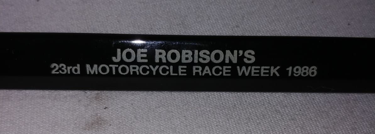 RARE ROBISON Harley Davidson 1986 Bike Week pen FXR FXE FLT AMF XR-750 Panhead 5