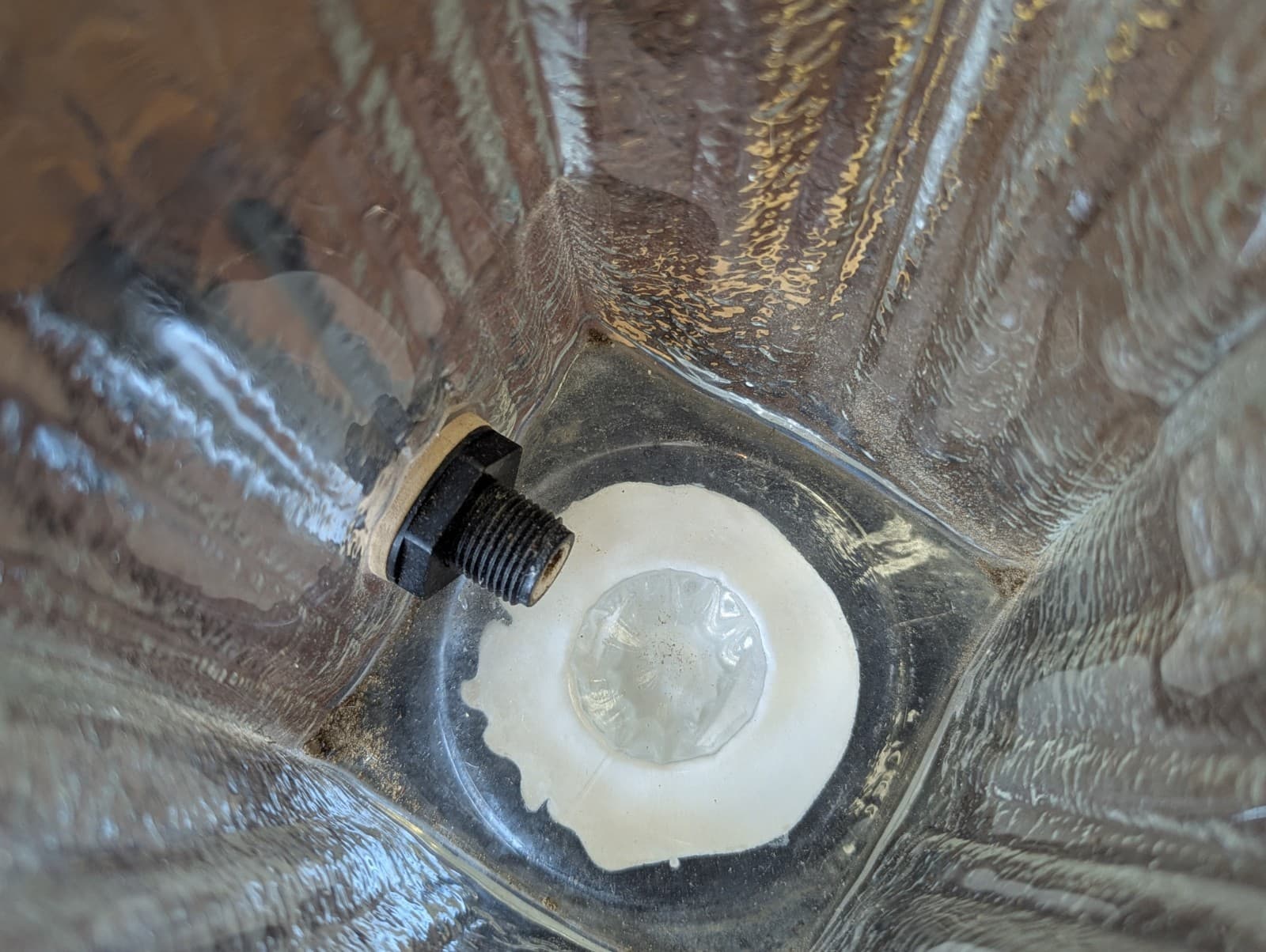 Rare Original 1920s Art Deco Skyscraper Syrup Soda Drink Dispenser w/ Metal Lid 6