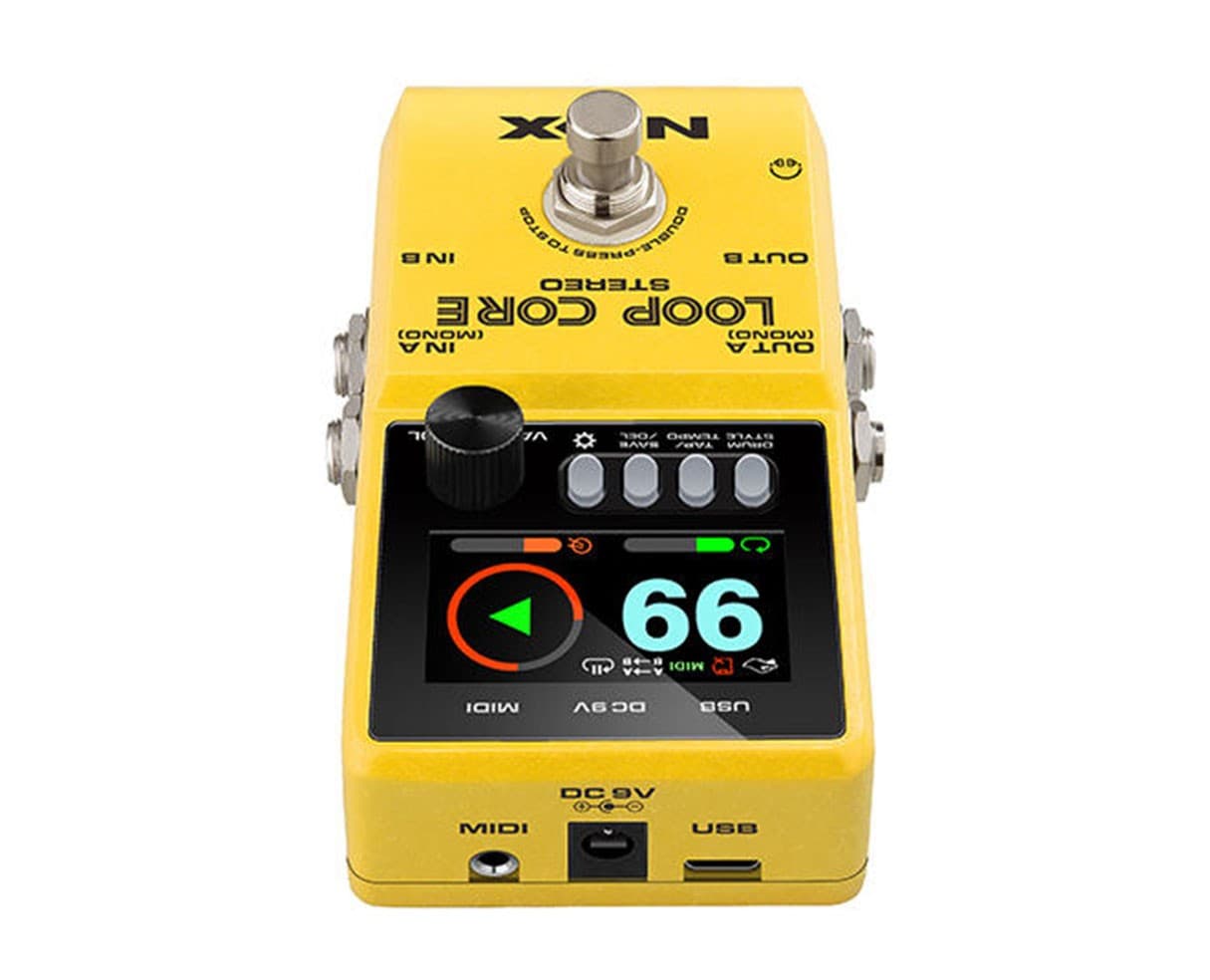 NUX Loop Core Stereo Looper Pedal w/ MIDI and Drum Patterns - Open Box 2