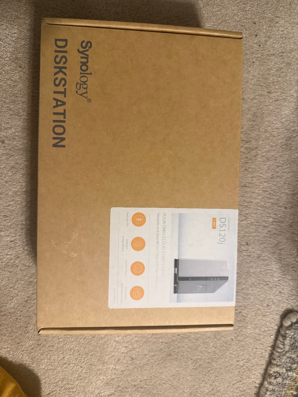 Synology DiskStation DS120J 1 Bay 3.5/2.5" Network Attached Storage 2