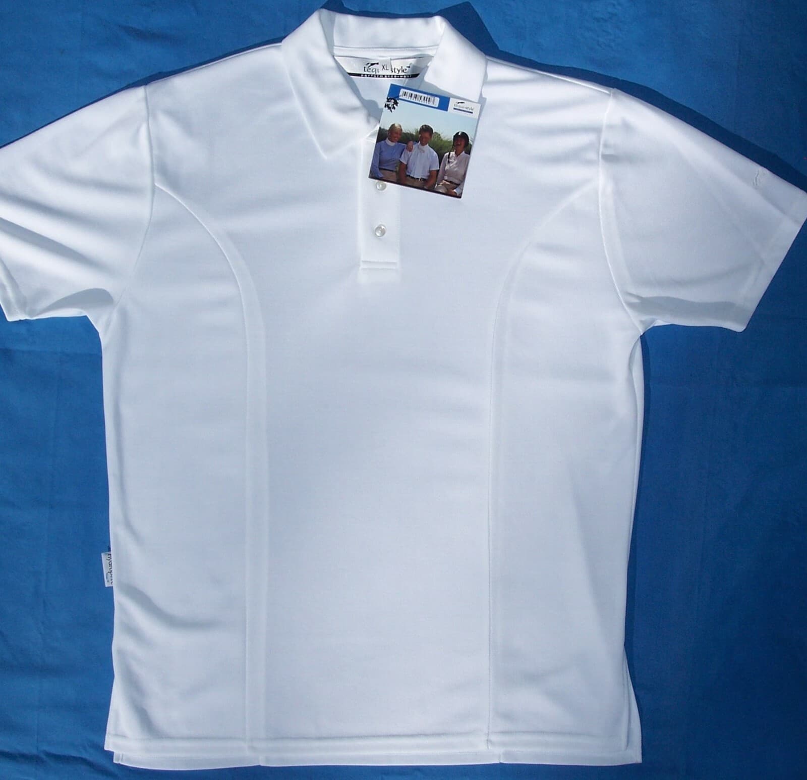 Teque-style Moisture Wicking Equine Golf Boat Sports Shirt XL Men Yardshirt #2 2