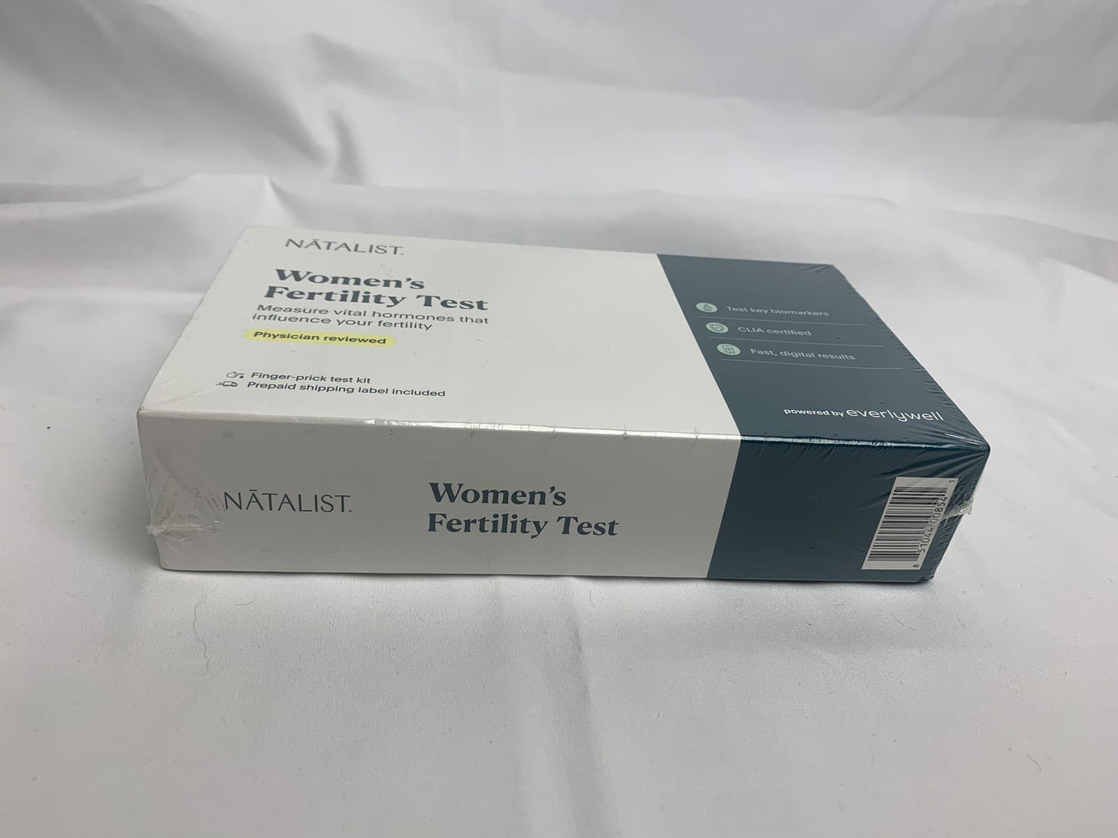 Natalist Women’s At-Home Fertility Hormone Test Kit by Everlywell Sealed 3