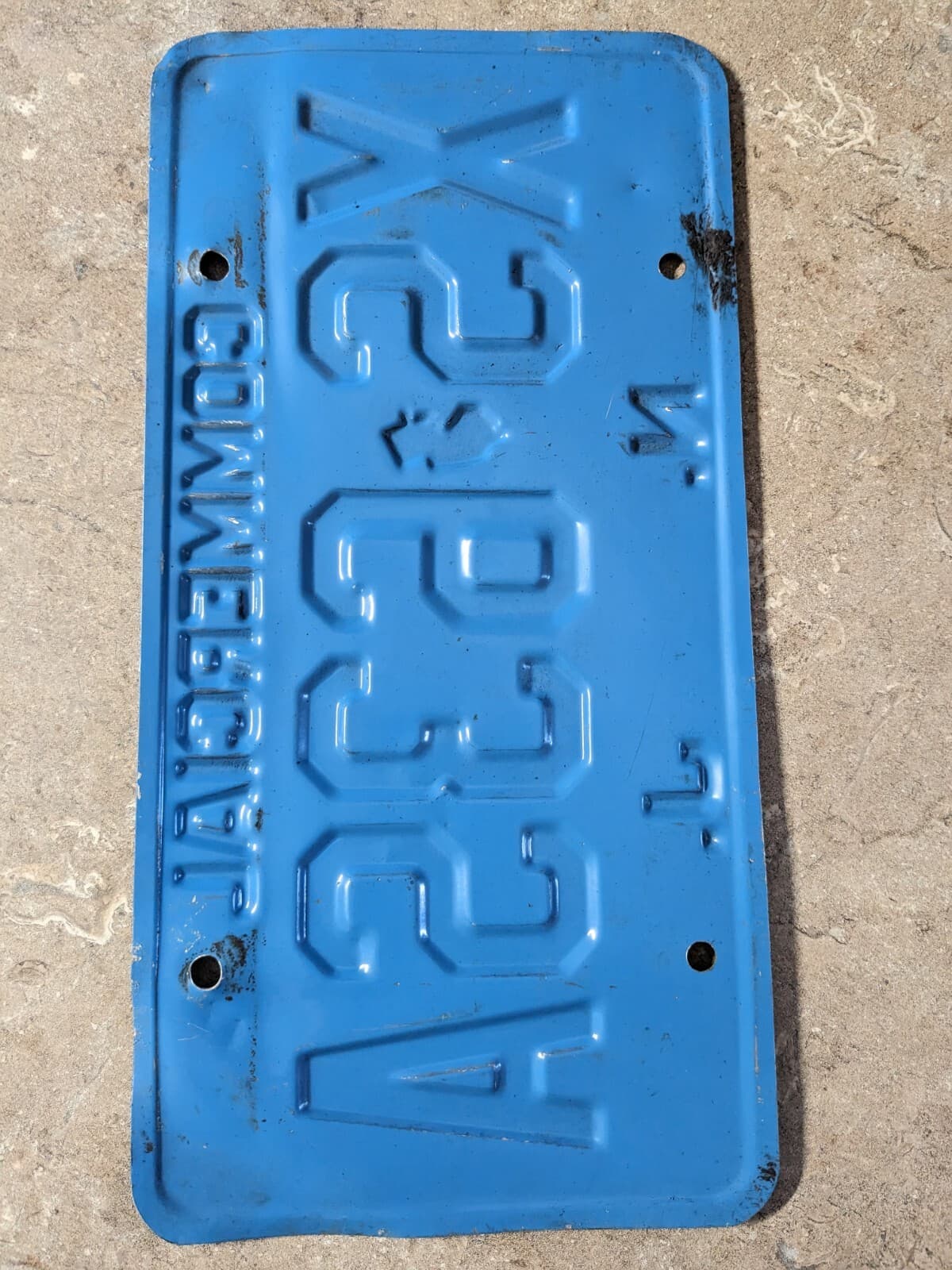 1990 NEW JERSEY COMMERCIAL TRUCK LICENSE PLATE  4