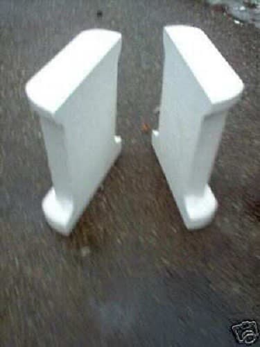 Leaf bench leg plastic mold concrete mould  .150 abs plastic 13.5"H x 12"W x 3" 5