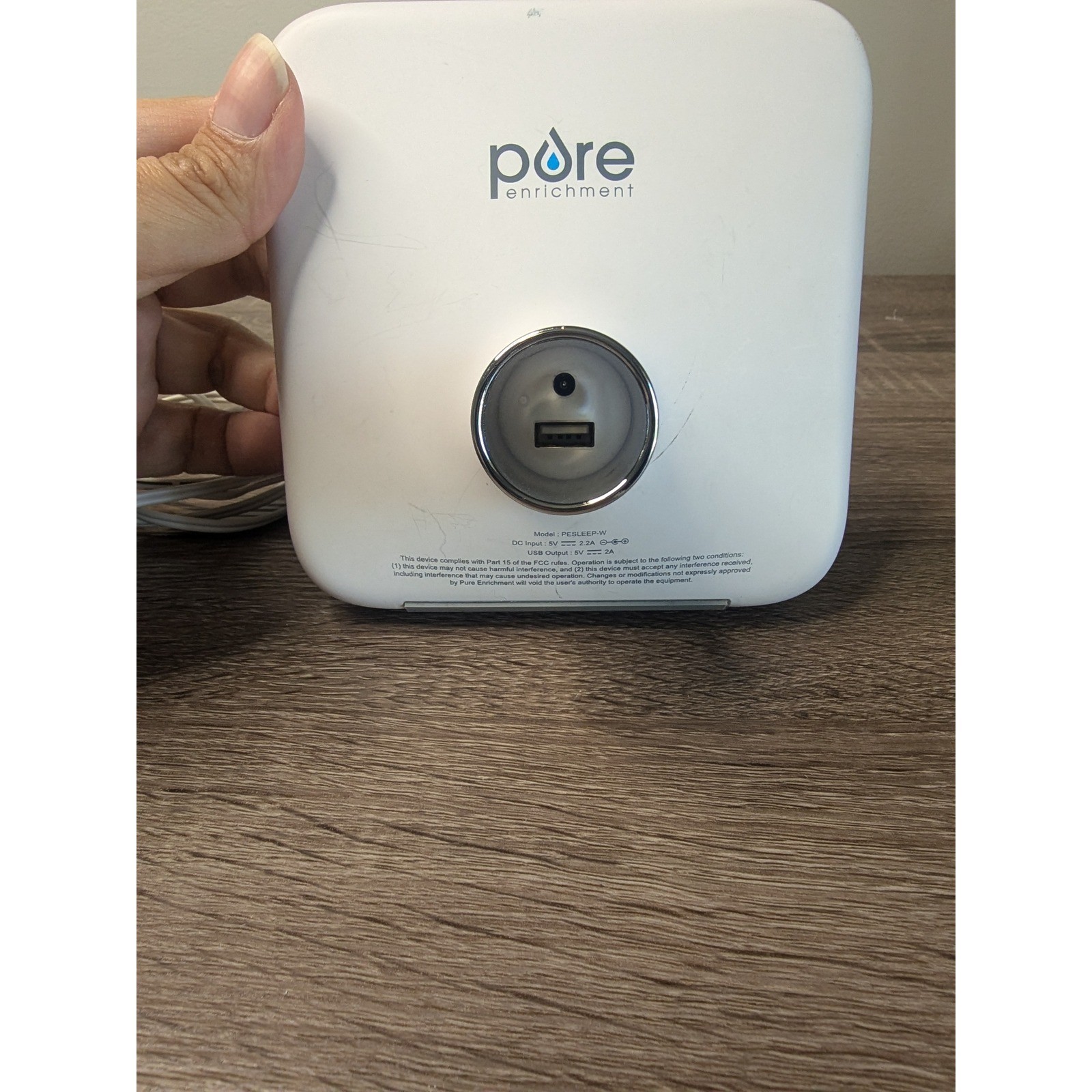 Pure Enrichment WAVE White Noise Sleep Therapy Sound Machine 4