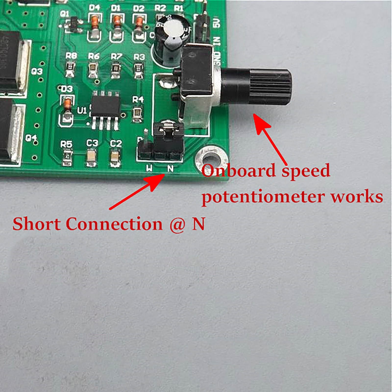 DC 5-18V 12A PWM Motor Speed Controller Board Module Adjustment Potentiometer C 6